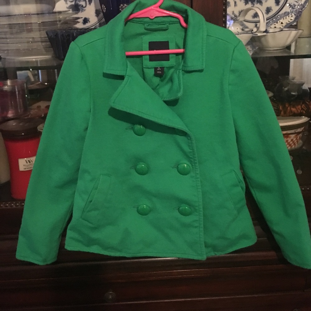 Girls Green Gap peacoat