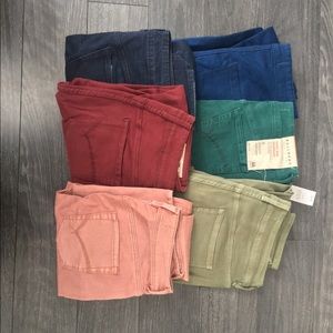 6 Pairs of High Rise Bullhead Denim