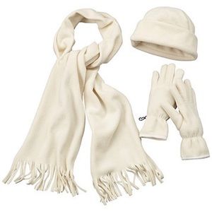 Outdoor Spirit Microfleece Hat, Scarf & Glove Set