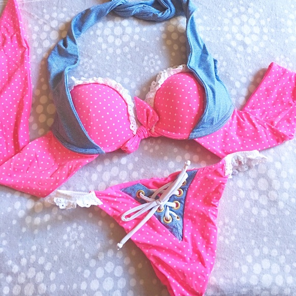 Beach Bunny Swim Beach Bunny Pink Bikini Poshmark