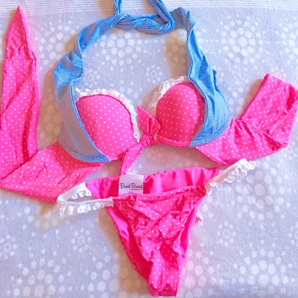 Beach Bunny Swim Beach Bunny Pink Bikini Poshmark
