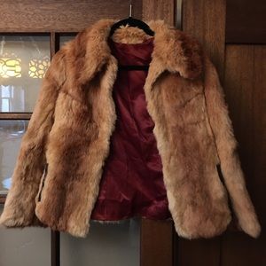 Vintage fox fur coat