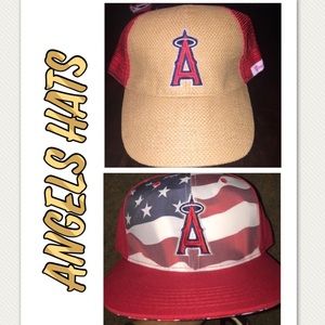 💥2 Los Angeles Angels Baseball hats💥