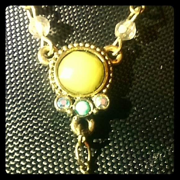 Vintage 1928 teardrop necklace - Picture 1 of 4