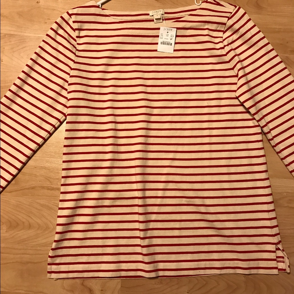 Striped jcrew adorable top