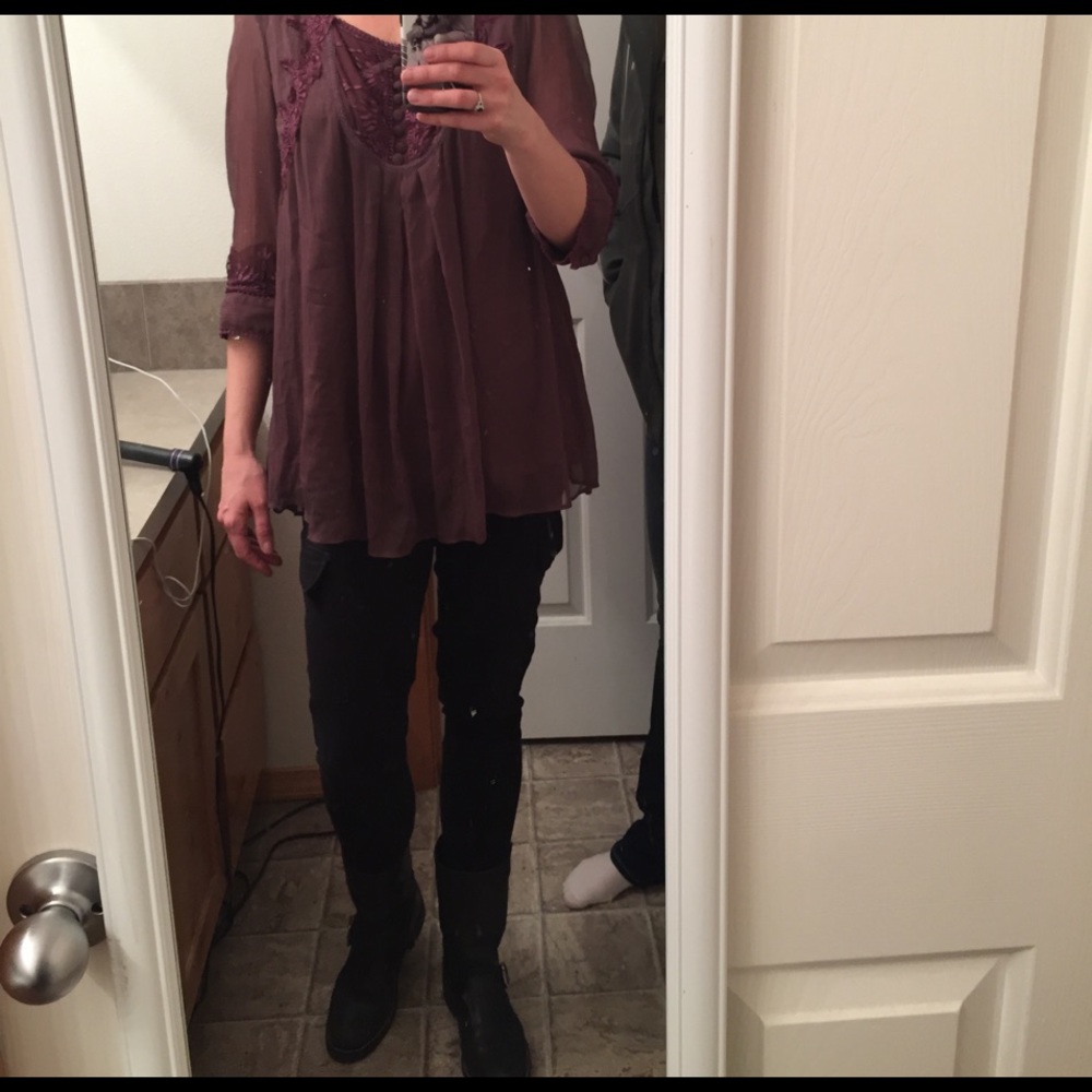 Beautiful purple blouse