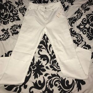 Forever 21 high waisted skinny white jeans