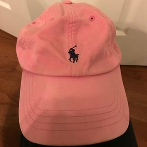 Pink polo hat