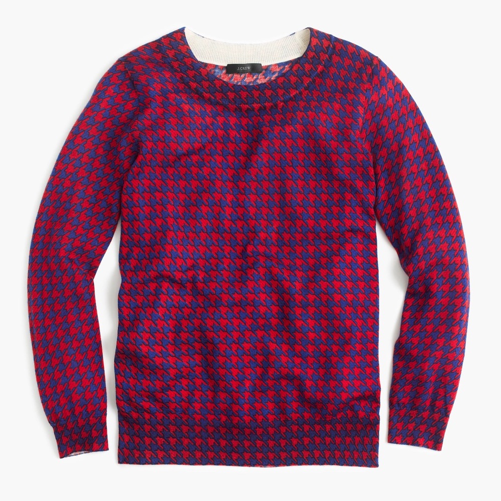 J. Crew Tippi Sweater in Houndstooth
