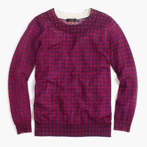 J. Crew Tippi Sweater in Houndstooth