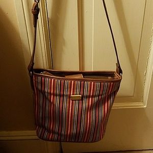 Striped Crossbody purse