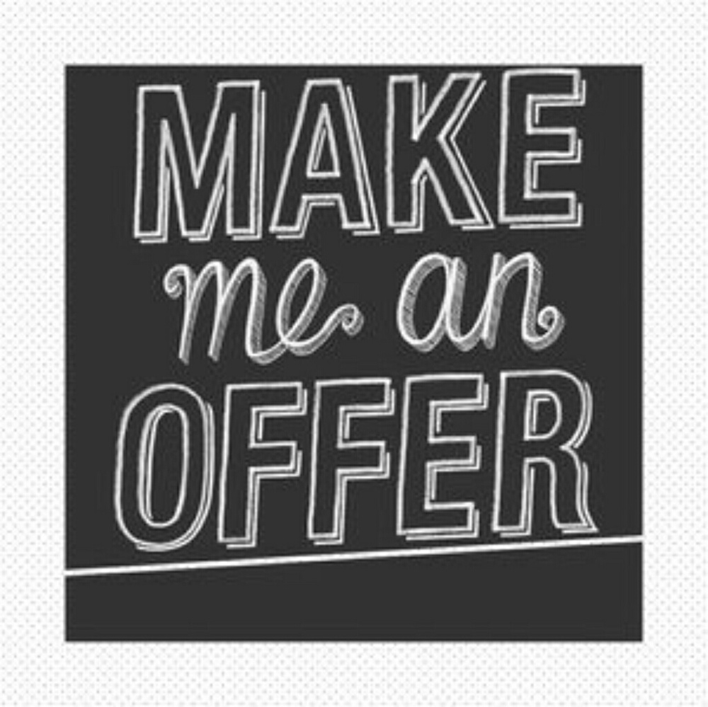 Reasonable offers accepted.
