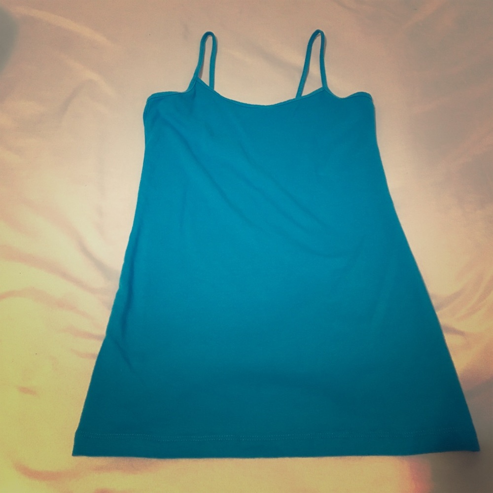 Blue tank top