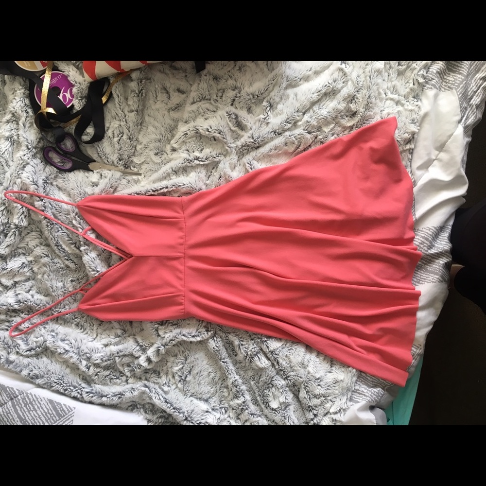 Very pretty coral dress!