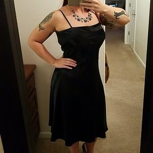Banana Republic Black Silk Dress