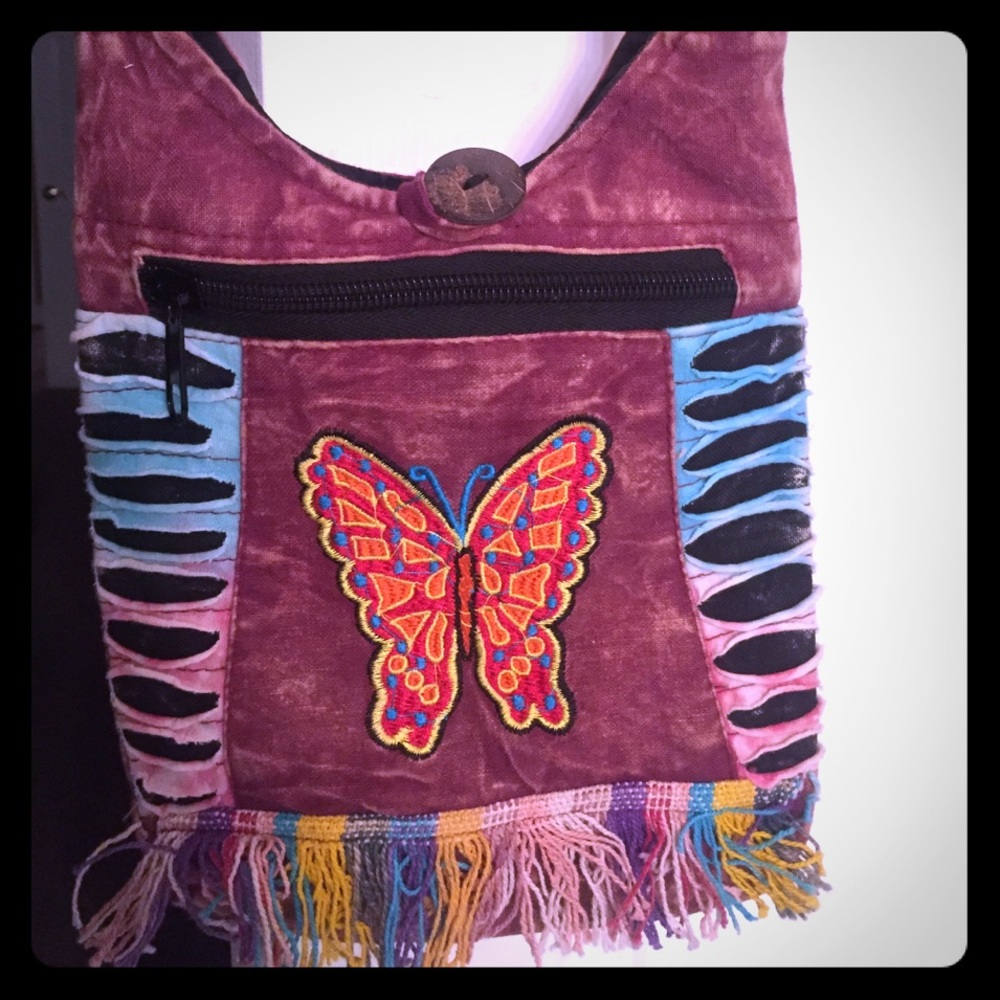 Butterfly cross body