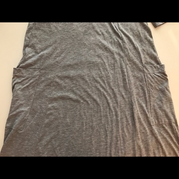 Grey Maxi Dress with Large Pocket Detail - Picture 3 of 6