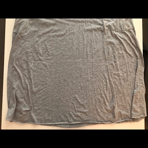 Grey Maxi Dress with Large Pocket Detail - Picture 4 of 6