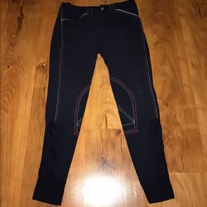 Navy blue Dover Saddlery breeches