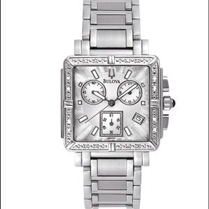 Bulova Women's Diamond Accented Chronograph Watch