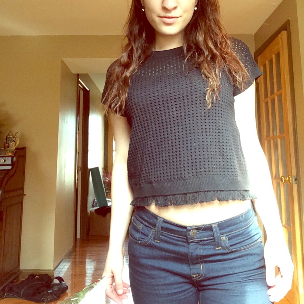 Catherine Malandrino short sleeve sweater
