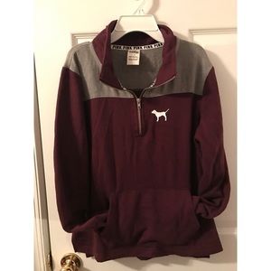 VS PINK Half Zip