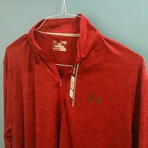 Maroon lightweight half zip