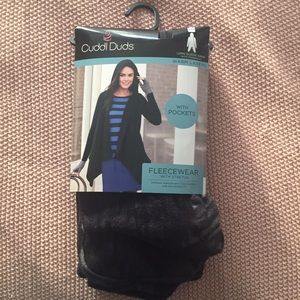 Cuddle Duds hooded Cardigan cozy sweater NWT