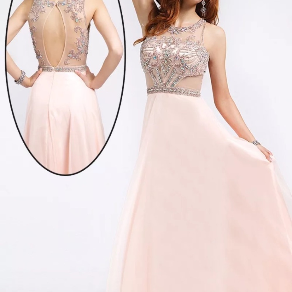 NWT! Jovani Blush Gown