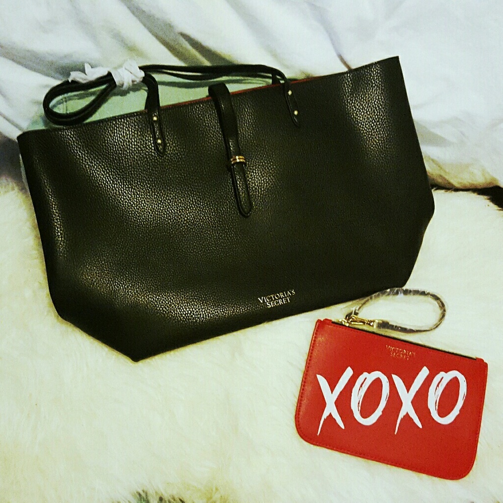Victoria's Secret tote and wristlet NWT