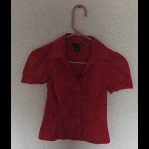red button up