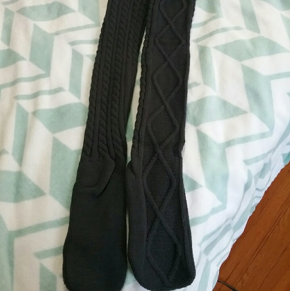 Thigh high boot socks