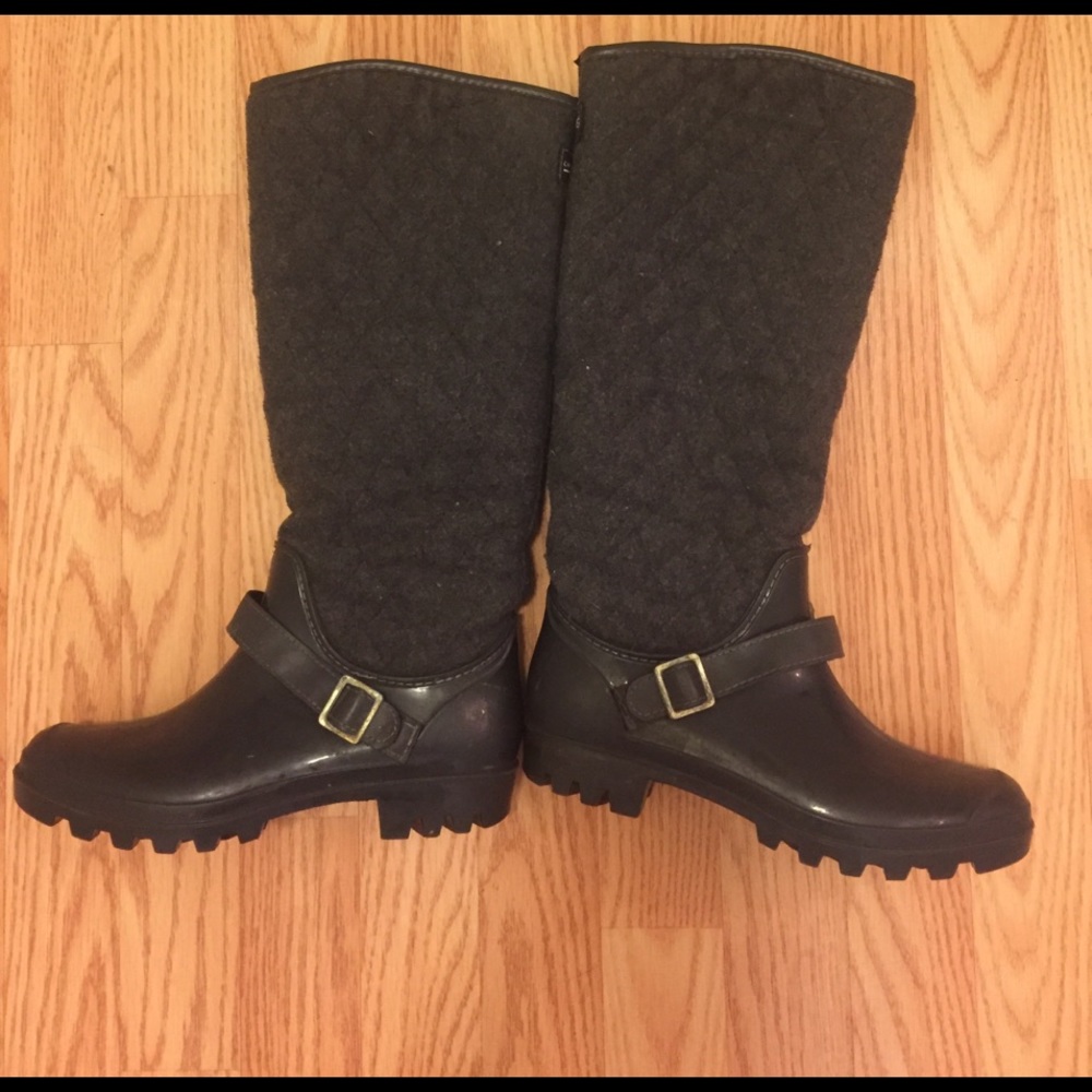 Gray Rain/Snow Boots