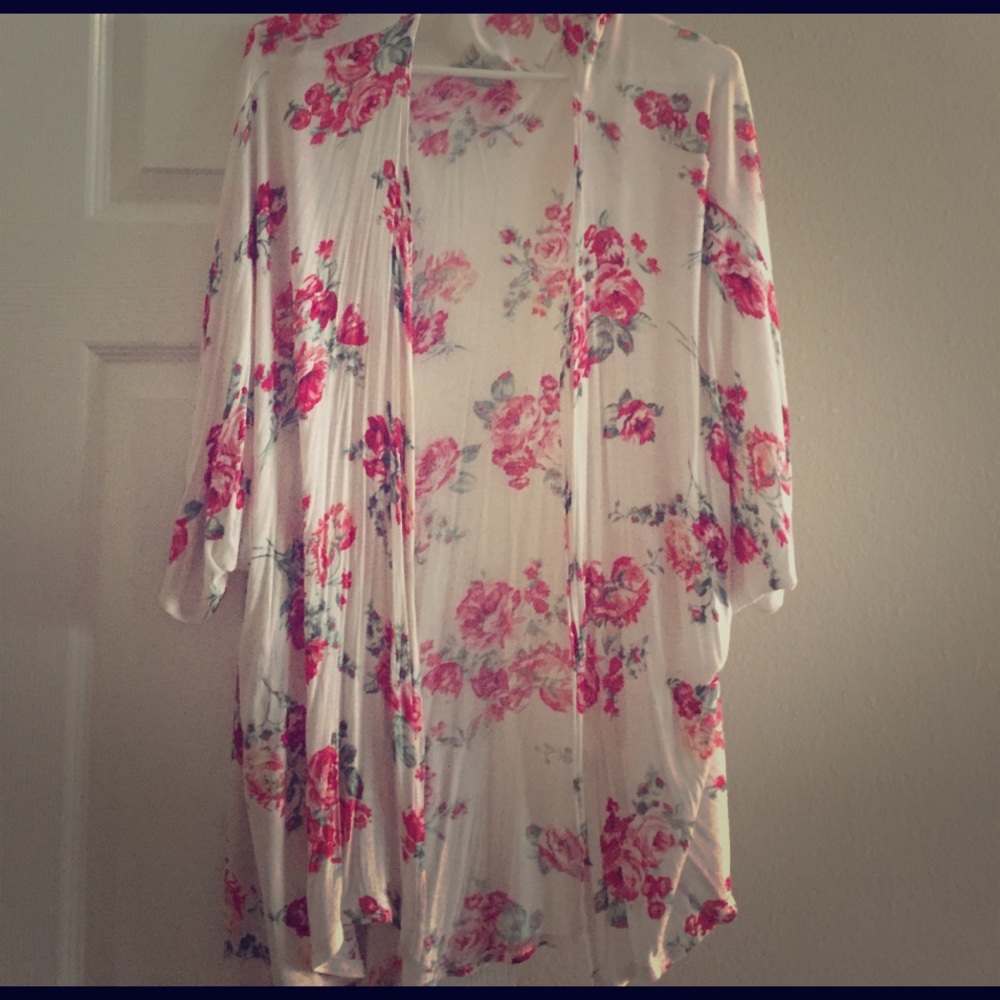 Floral cardigan