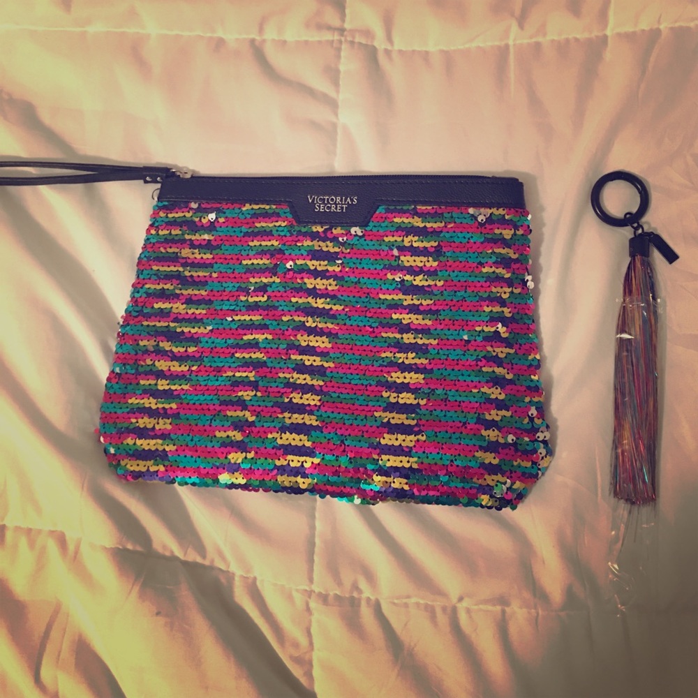 Victoria secret bag and keychain