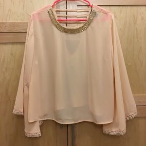 Champagne blouse