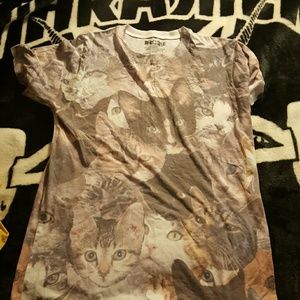 All over Cat shirt