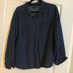 Old Navy Denim Button Down Shirt
