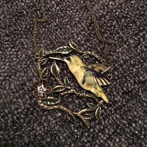 Hummingbird necklace