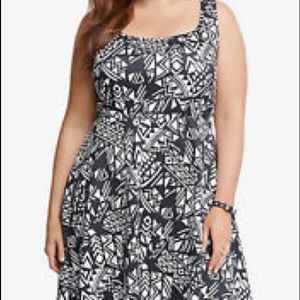 Torrid Geometric Skater Dress