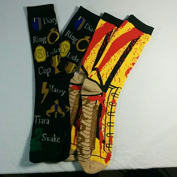 Loot Crate Accessories - Loot Crate exclusive socks Harry Potter, Kill Bill