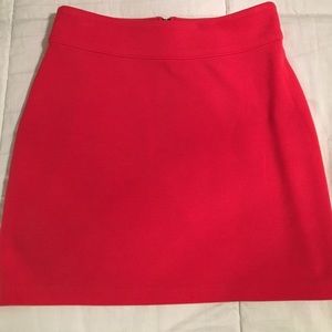 Silence + noise coral bodycon skirt