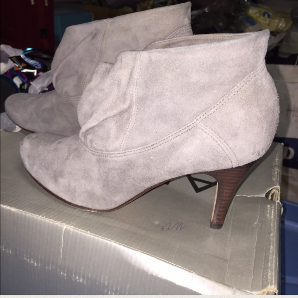 ALDO Grey Suede booties