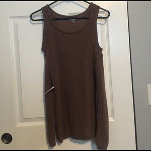 Cold shoulder Charlotte Russe Sweater