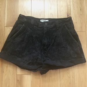 High Waisted Black Shorts