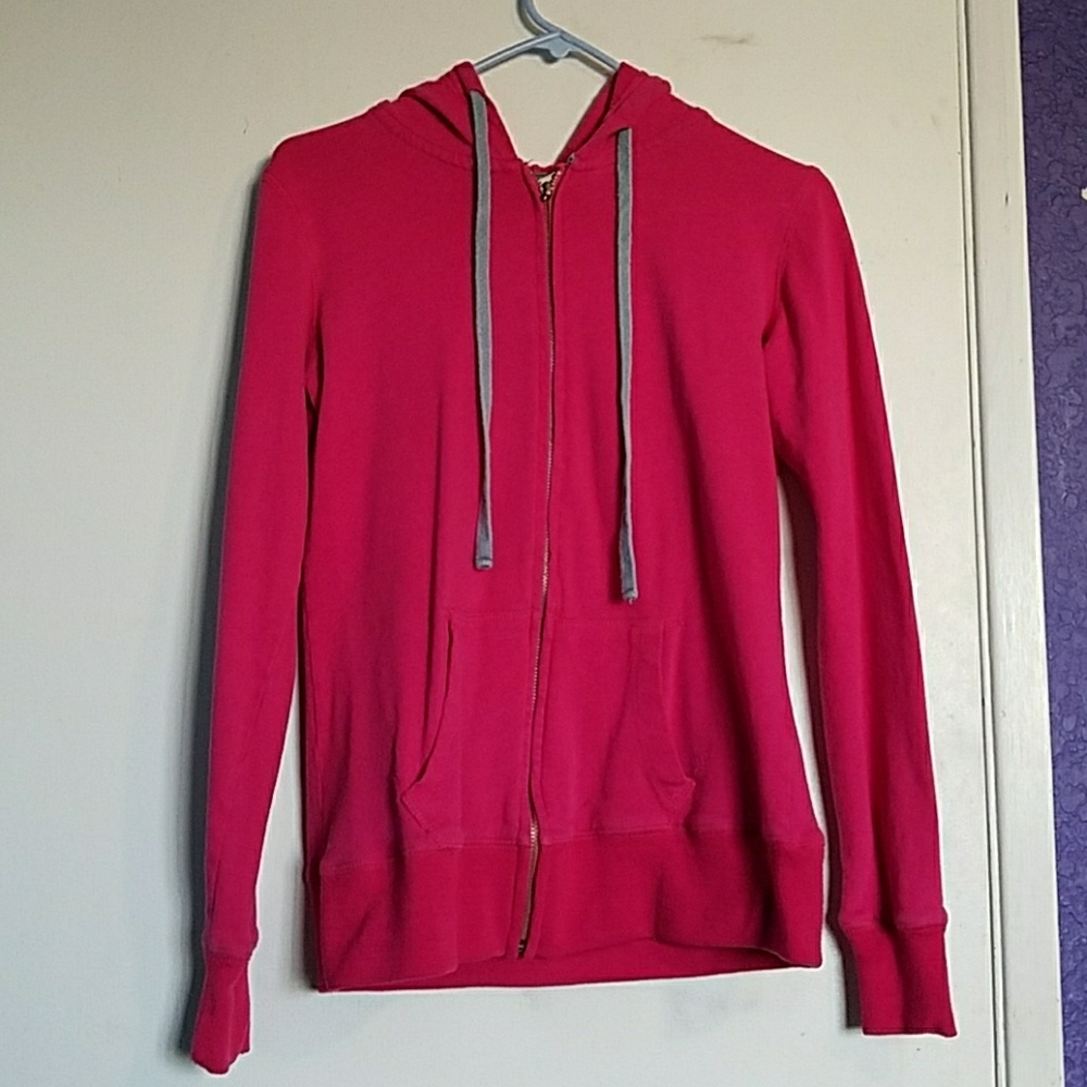 Pink zip up jacket