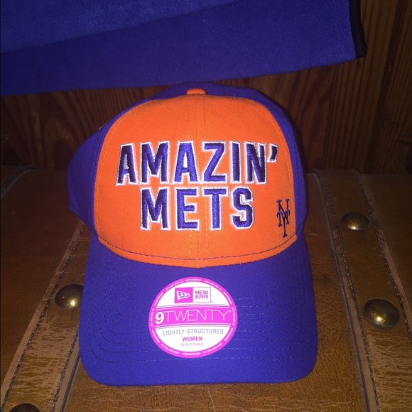 NWT Victoria secret Pink Mets baseball Hat! - Picture 1 of 3