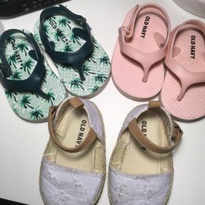 Lot of 3 Old Navy Infant Shoes