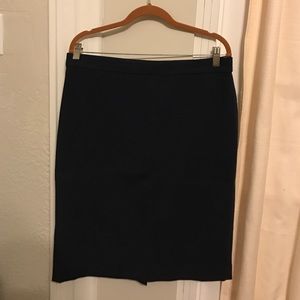 Ann Taylor Navy Pencil Skirt