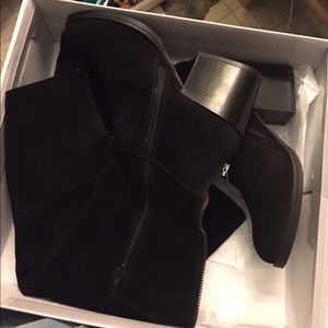 Tall Suede Knee High Boots